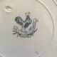6 assiettes terre de fer St Amand Margot.