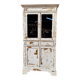 Armoire parisienne vitrée et patinée