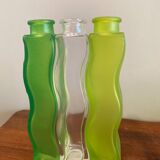 Trio of green wave soliflores