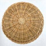 Braided round panières