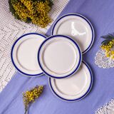 4 assiettes à dessert HBCM