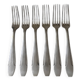 Antique silver-plated forks