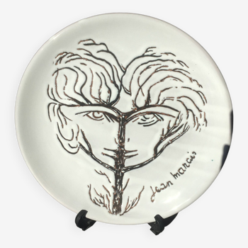 Assiette céramique Jean Marais