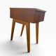 Mini bedside table/side table/small vintage wooden chest of drawers