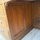 1950s oak office counter