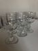 Set of 6 tulip glasses, 19th century