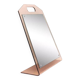 Dressing table mirror inclined plexiglass trapeze shape 70s