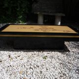 Coffee table circa 1970 - Japanese décor De Nisco