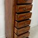 Louis XV style seven-day chest in rosewood veneer, 20th century