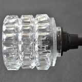 Double cut glass wall light