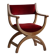 Henning Kjærnulf, armchair in oak and velvet, model "Kurul", mid-century, 1960s.
