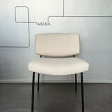 Armchair Conseil fabric bouclette, Pierre Guariche for Meurop 1960