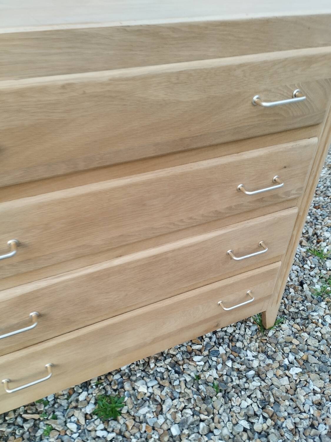 Commode ancienne vintage pieds compas