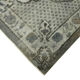 Handwoven overdyed anatolian 1970s 177 cm x 283 cm grey carpet