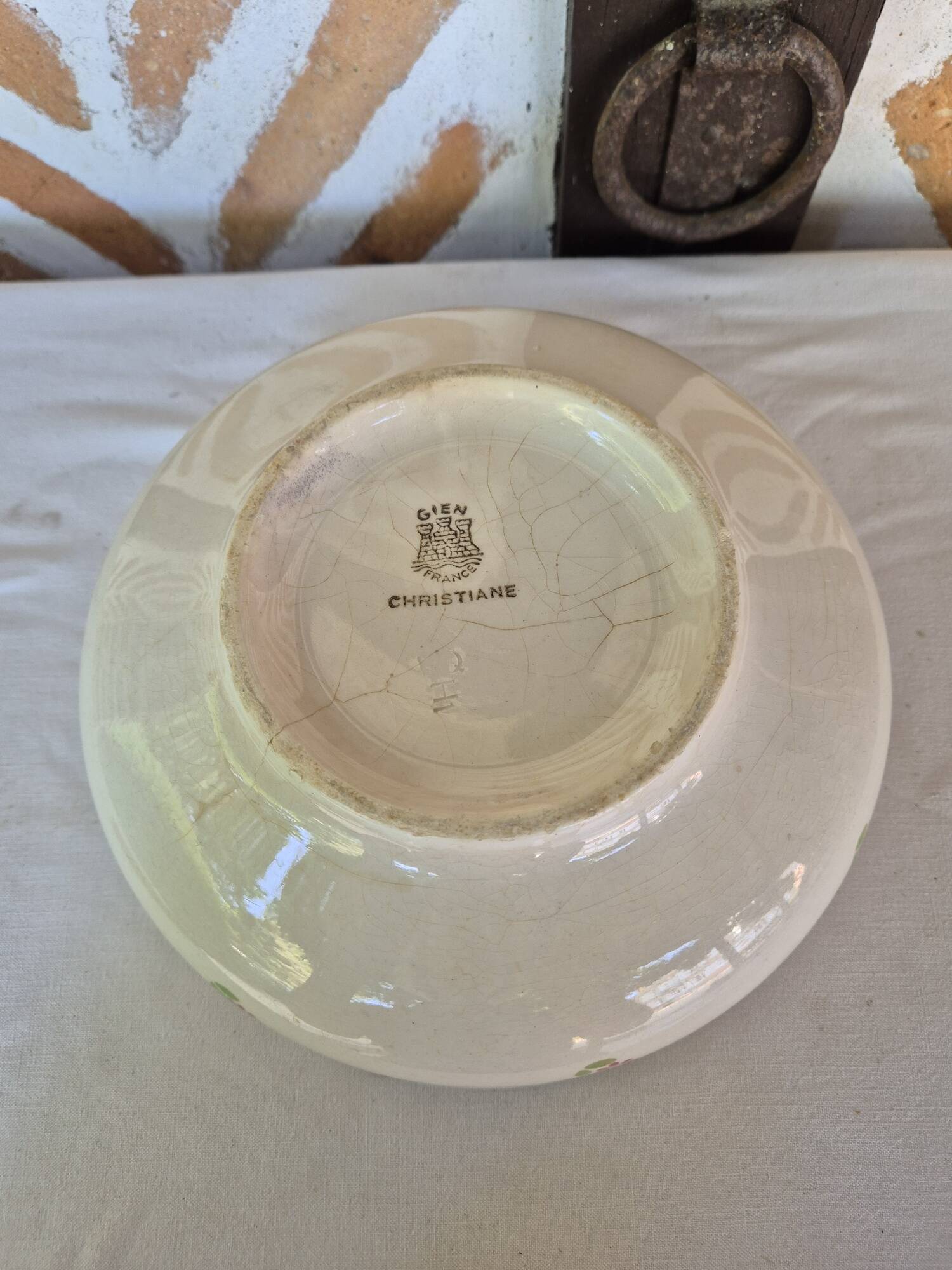 Gien Christiane vegetable salad bowl