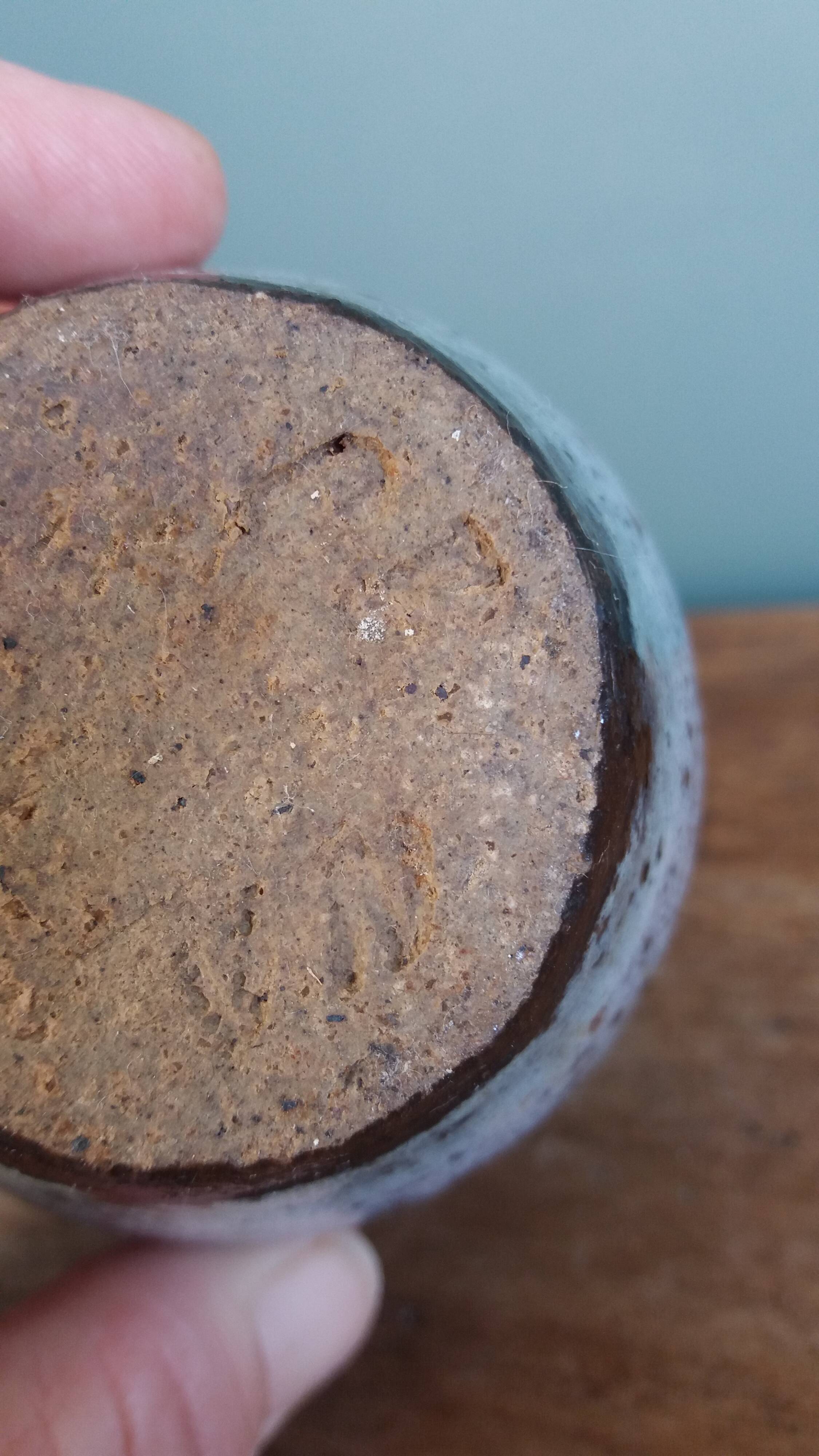 Oil jug in stoneware signed Les poteries de la Vallée Noire