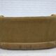 1970s, Danish 2-seater "Banana" sofa, green furniture velour.