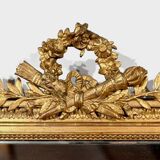Gilded Wood Mirror, Louis XVI style, Napoleon III period – Mid 19th century