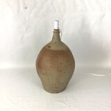 Sandstone lamp foot Puisaye H.49 cm