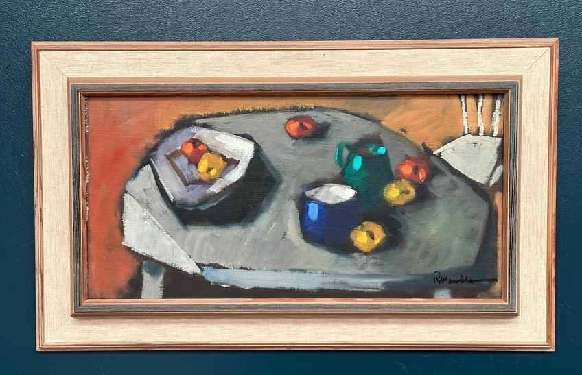 Original Swedish Oil On Canvas – “Still Life” By Kurt Rosander