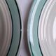 Assiettes plates Céranord - Modèle Amanda vert