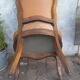 Chaise Louis Philippe en noyer massif