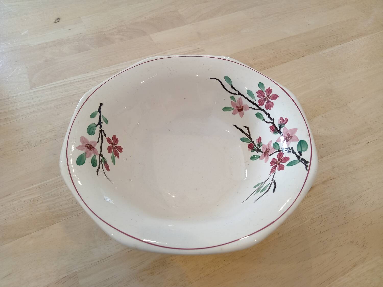 Sarreguemines Aigues-Vives salad bowl