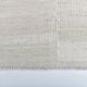 Tapis kilim en laine crème 205x132 cm, tapis kilim en laine blanche 4x7, tapis kilim uni.