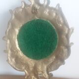 Bronze wall mirror - vintage