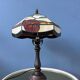 Lampe de table style Tiffany en vitrail, Art déco