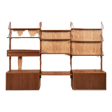 Midcentury Danish Royal wall system in teak by Poul Cadovius 1960s