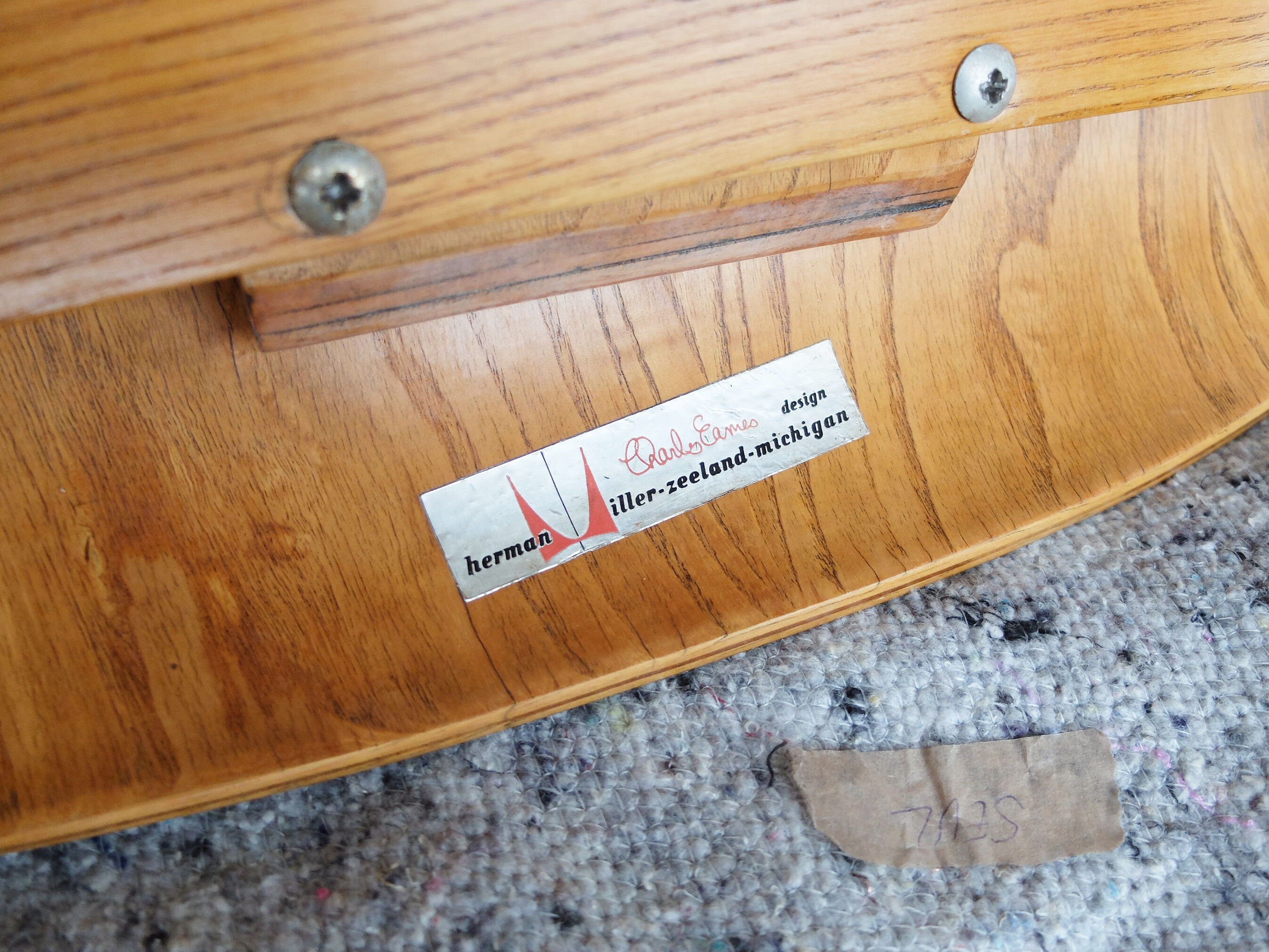 Ash LCW Lounge Chair by Charles and Ray Eames for Evans / Herman Miller, 1948-49