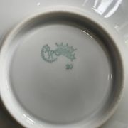 set of 2 Art Deco porcelain tea cups from Czechoslovakia