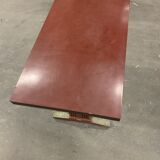 Table de bistrot rouge Fischel