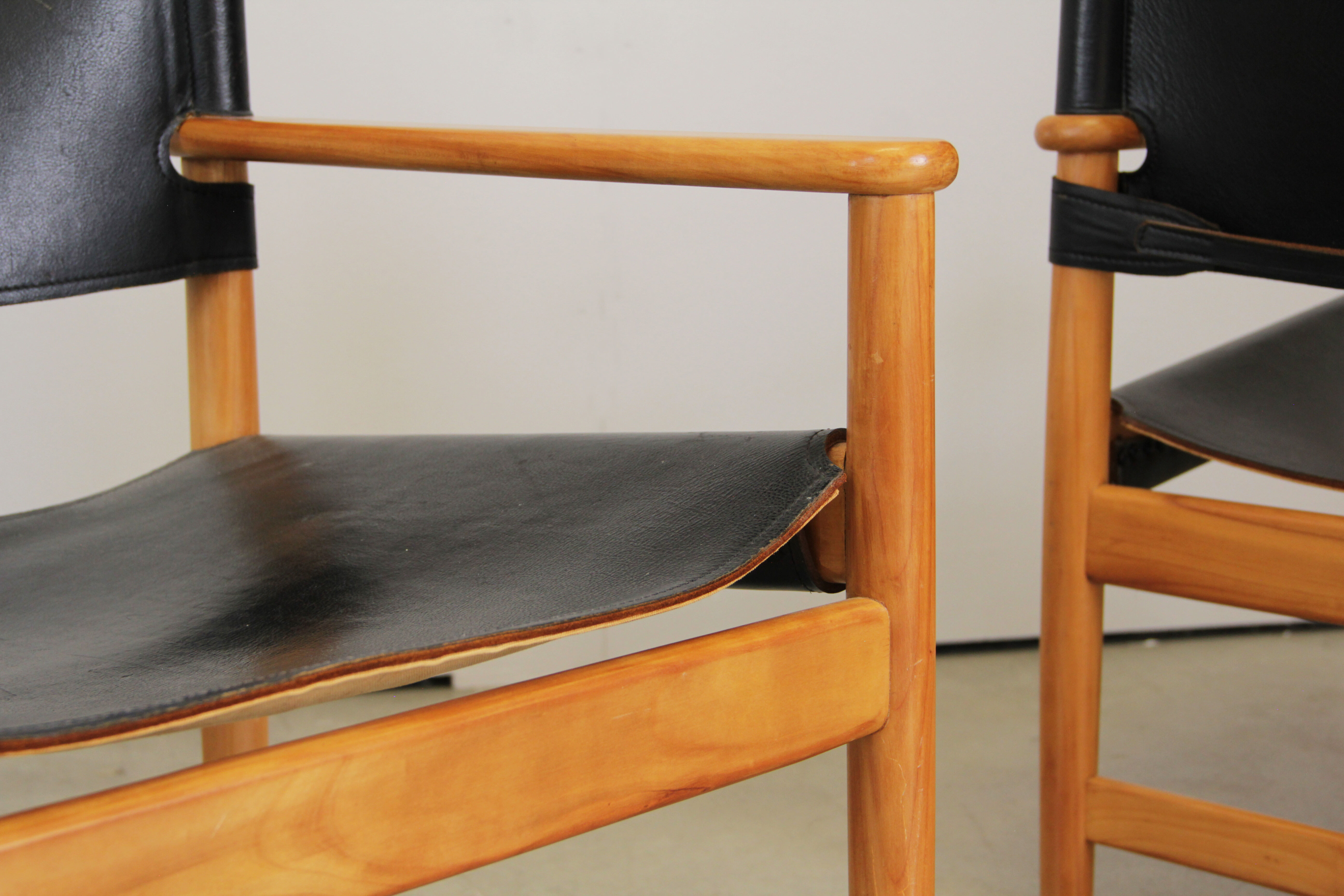 Set of 2  Safari chairs, Denmark 1960s