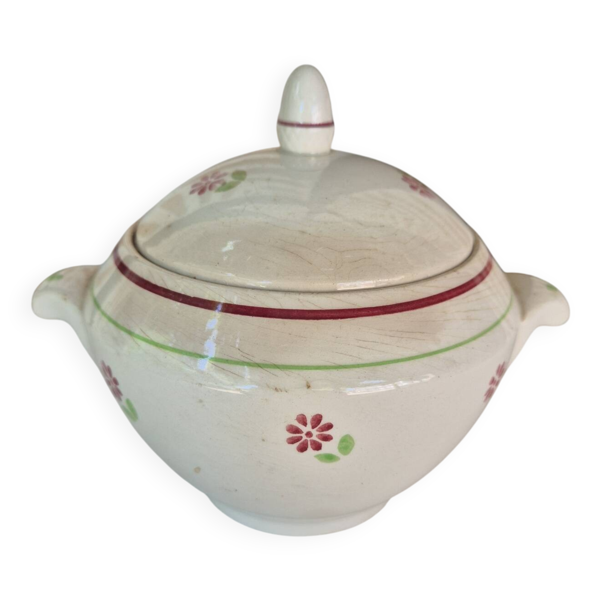 Gien Christiane sugar bowl + free saucer