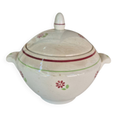 Sucrier Gien Christiane + soucoupe offerte