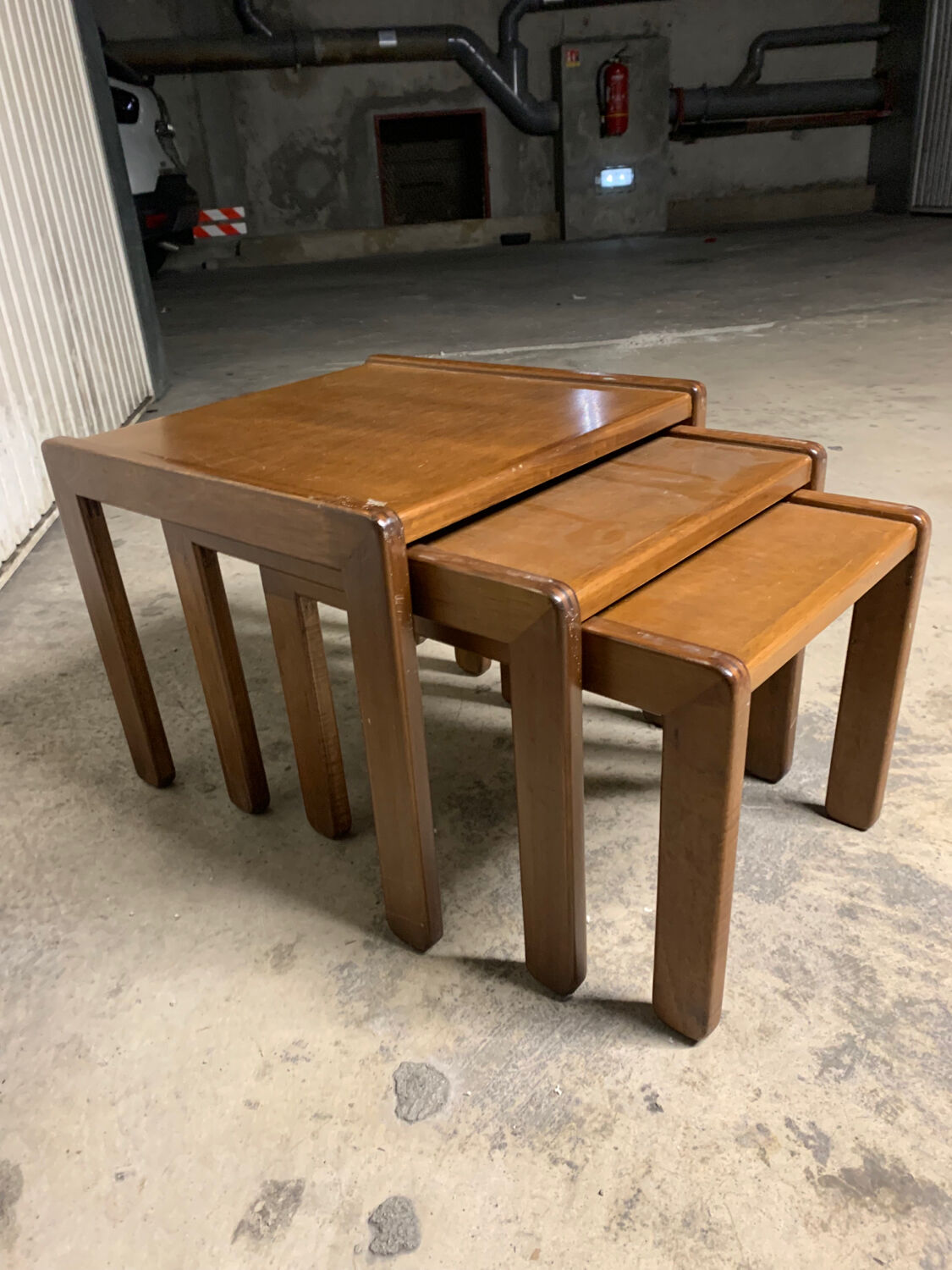 Series of 3 nesting tables Scandinavian style