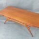 Teak & Fluted coffee table by Olav Laupsa for Sola Møbler, Vintage Norwegian 1960s