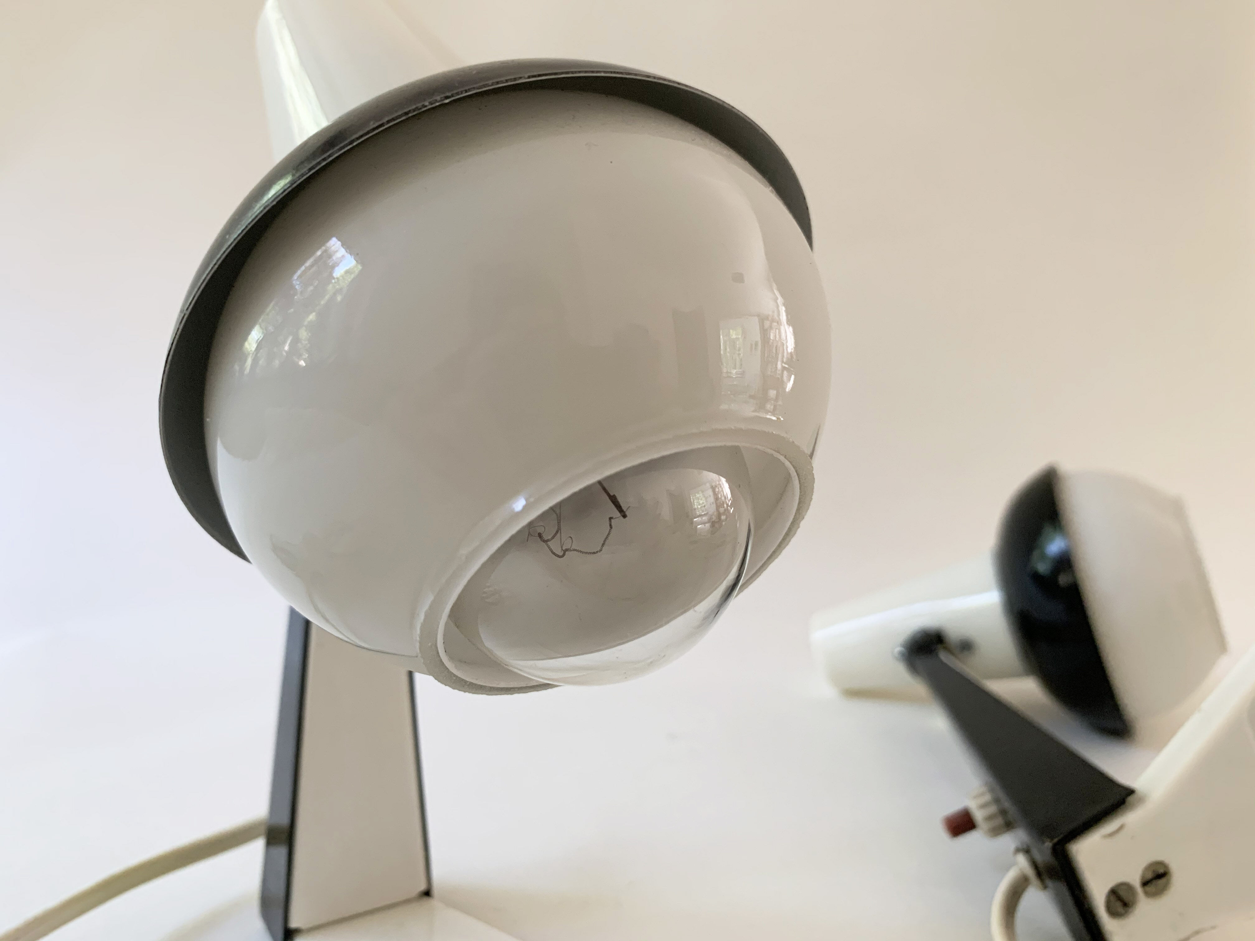 Pair of bedside 'Penguin' lamps by Zaos, Poland, 1960s