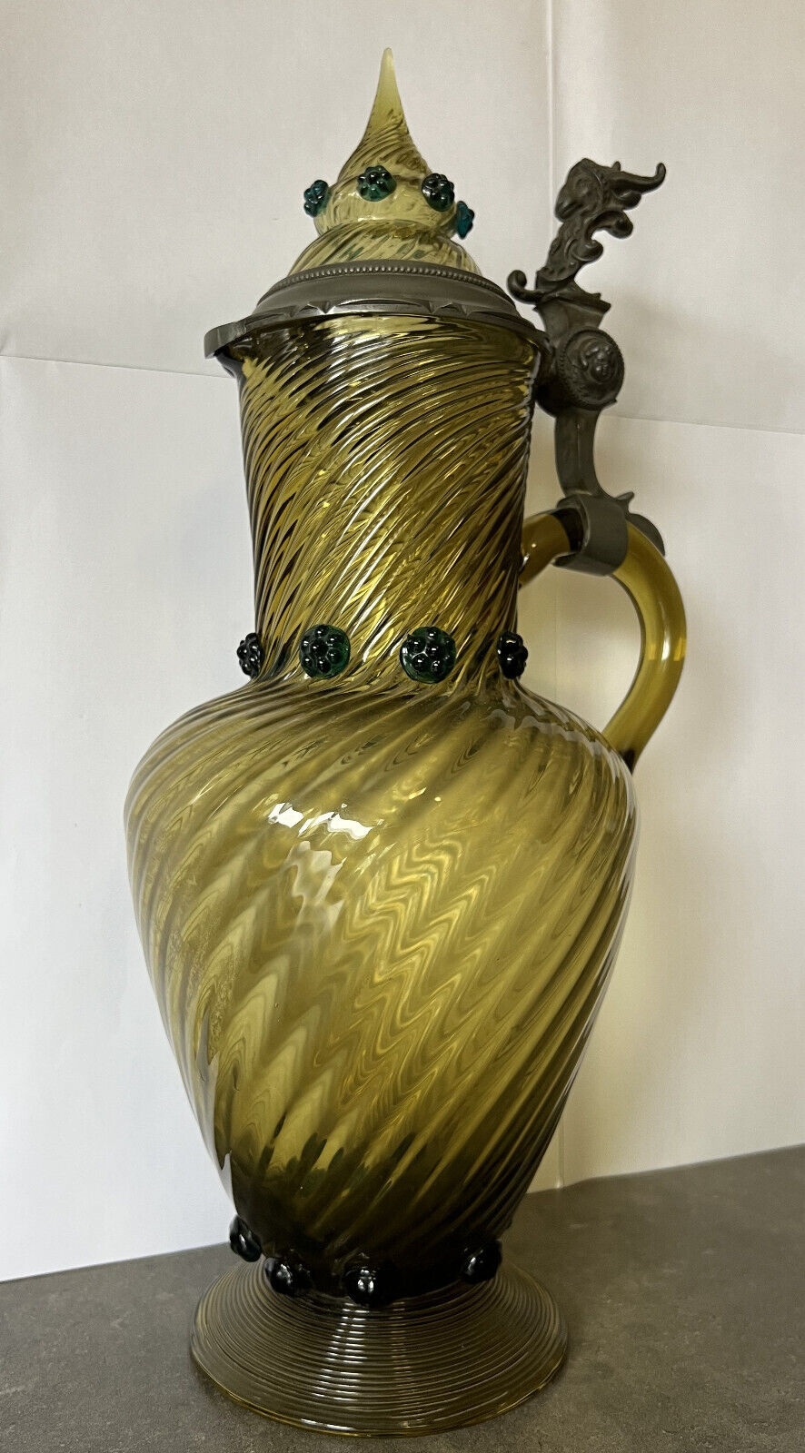 Napoleon III era Murano glass pourer circa 1880