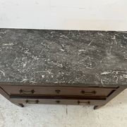 Louis XVI style chest of drawers in solid oak, 19th century