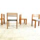 Ensemble de 4 chaises à repas SG 1200 en pin par Cees Braakman, 1970