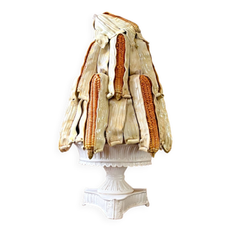 Centerpiece, Italian "corn" slip, mid-19th century