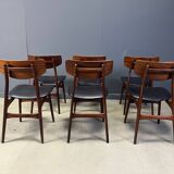 Mid-century dining set by Louis van Teeffelen for Wébé, 1960s