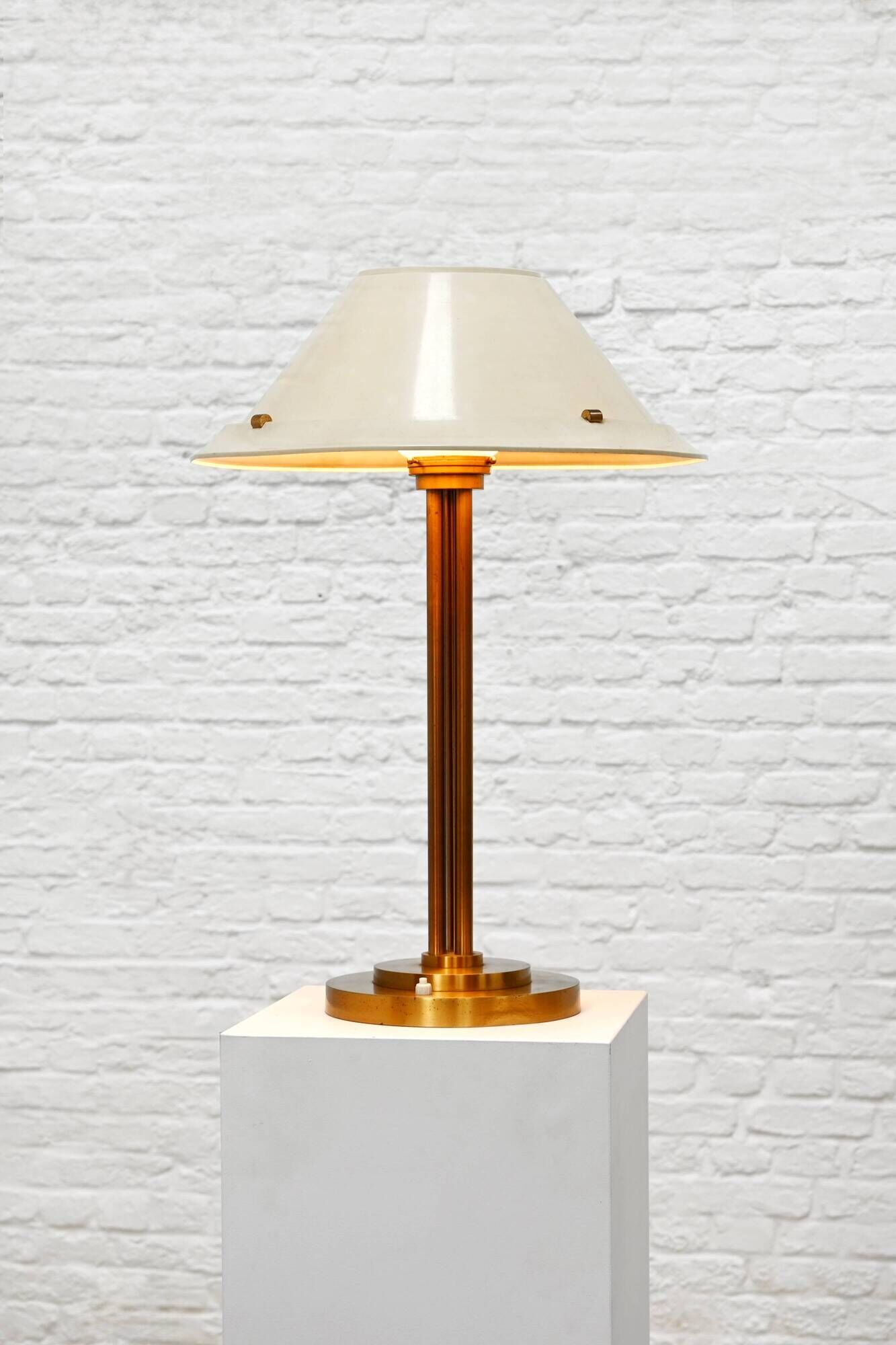 Art Deco Table Lamp by Jean Perzel, France 1940's
