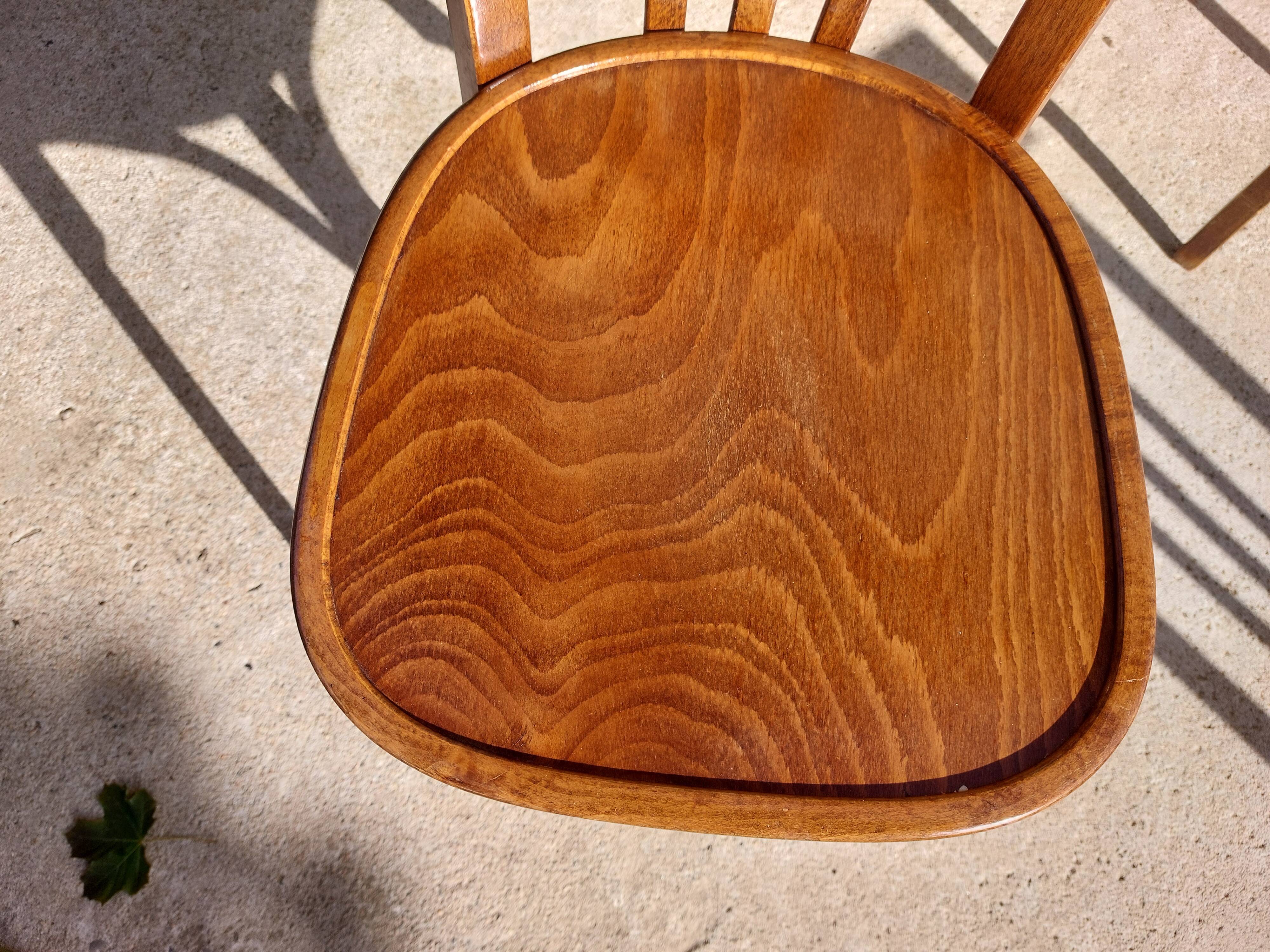 5 vintage Baumann bistro chairs