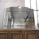 Italian design milked gold mirror