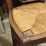 Chaise ancienne paillée