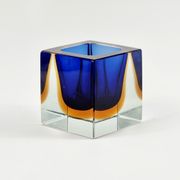 Sommerso Murano Glass Catch-All by Flavio Poli for Seguso, Italy, 1960s